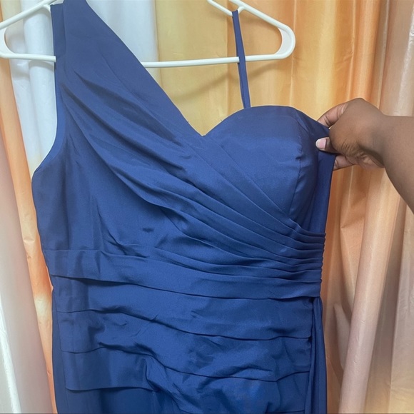 *NEVER WORN* Navy blue dress size 16W - Picture 2 of 2